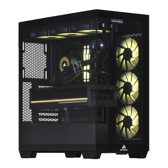 Actina 5901443413868 PC AMD Ryzen™ 7 7800X3D 32 GB DDR5-SDRAM 2 TB SSD NVIDIA GeForce RTX 5070 Ti Windows 11 Home "Midi Tower" Musta
