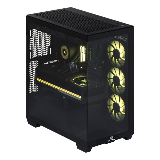 Actina 5901443413868 PC AMD Ryzen™ 7 7800X3D 32 GB DDR5-SDRAM 2 TB SSD NVIDIA GeForce RTX 5070 Ti Windows 11 Home "Midi Tower" Musta