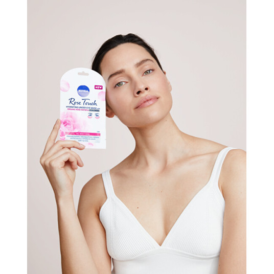 Nivea - (kosteuttava silmänaamio) Rose Touch -hyaluronihapponaamio