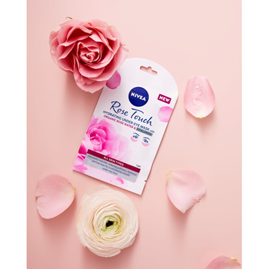 Nivea - (kosteuttava silmänaamio) Rose Touch -hyaluronihapponaamio