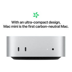APPLE Mac mini M4-piiri 512 GB SSD-levyasema