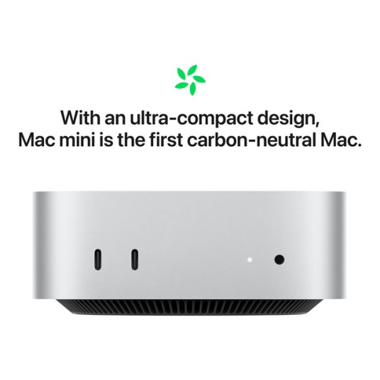 APPLE Mac mini M4-piiri 512 GB SSD-levyasema