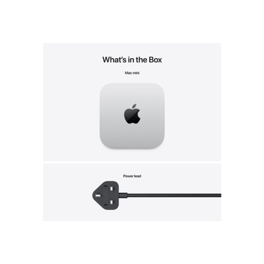 APPLE Mac mini M4-piiri 512 GB SSD-levyasema