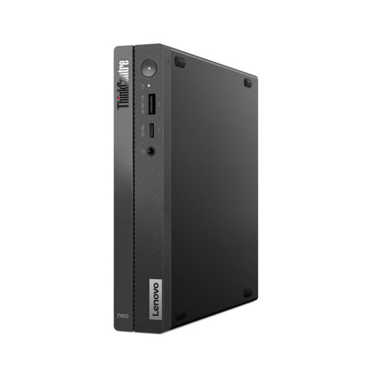 "Lenovo ThinkCentre Neo 50q Tiny 12M50002GE - Intel Celeron 7305, 8 Gt RAM-muistia, 256 Gt SSD-levy, Intel UHD Graphics, DOS".