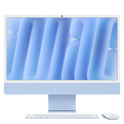 Apple iMac MWV13D/A Blau 61cm(24'') M4 10-ytiminen järjestelmäpiiri, 10-ytiminen näytönohjain, 16GB Ram, 256GB SSD-levy