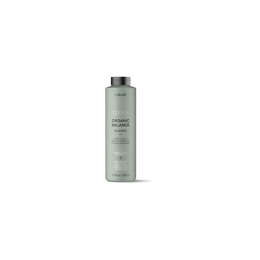 "Lakmé Teknia Organic Balance Shampoo - ravitseva shampoo päivittäiseen käyttöön, 1000 ml".