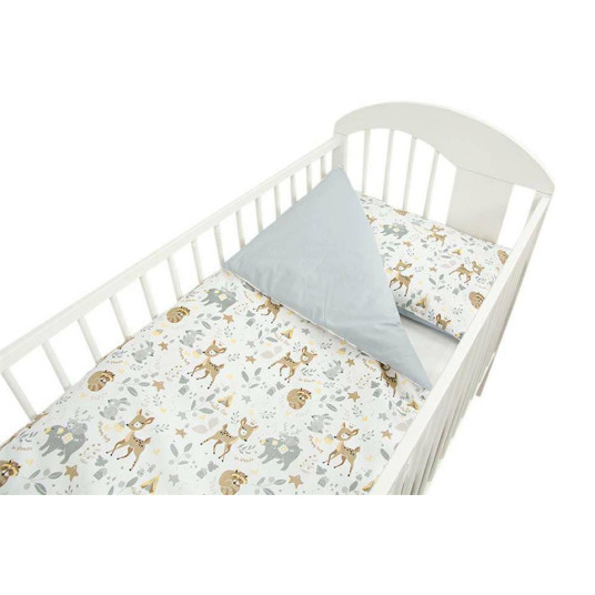 Vuodevaatteet setti - 2 kpl - 120x90, 40x60 - Peura