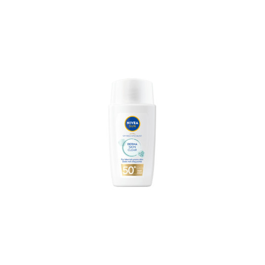 " Nivea UV Face Specialist Derma Skin Clear SPF50+ - kevyt mattainen aurinkovoide, 40 ml