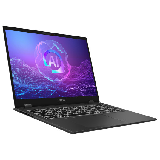 MSI Prestige 16 AI+ Evo B2VMG-029 - 16" UHD+ 60Hz OLED-näyttö, Intel® Core™ Ultra 7 258V, 32 Gt DDR5 RAM-muistia, 1 TB SSD-levy, Windows 11 Home -käyttöjärjestelmäpiiri
