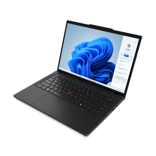 Kannettava tietokone Lenovo ThinkPad T14 Gen 5, AI PC, 14 WUXGA, Intel Core Ultra 5, RAM 32GB, 1TB SSD, Intel Graphics, Windows 11 Pro, Black 21ML005GGE