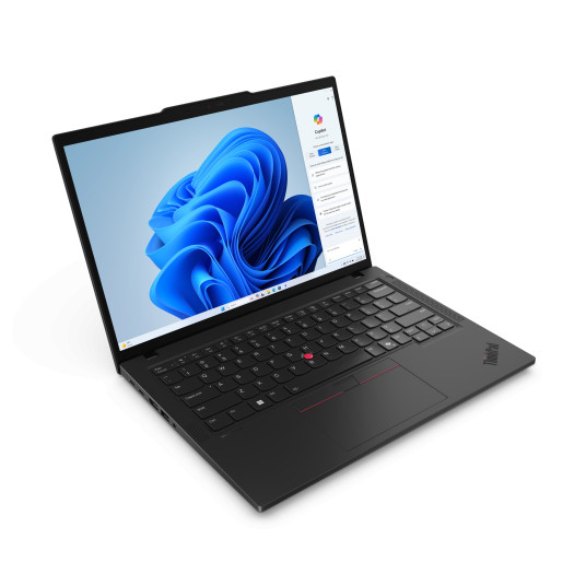 Kannettava tietokone Lenovo ThinkPad T14 Gen 5, AI PC, 14 WUXGA, Intel Core Ultra 5, RAM 32GB, 1TB SSD, Intel Graphics, Windows 11 Pro, Black 21ML005GGE