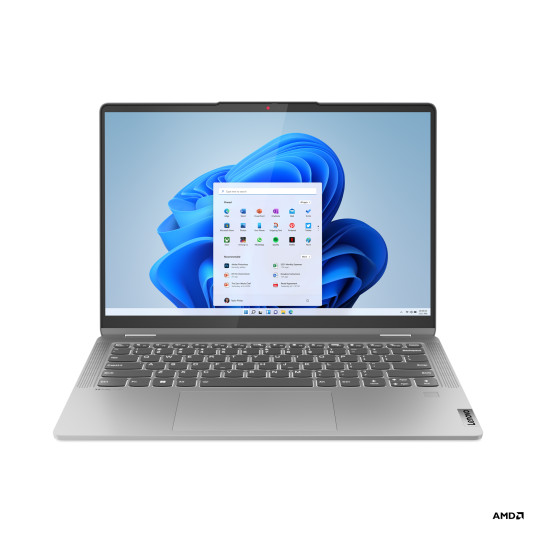 Kannettava tietokone Lenovo IdeaPad Flex 5 14ABR8, 14 WUXGA, AMD Ryzen 5, RAM 16GB, 512GB SSD, AMD Radeon Graphics, Windows 11 Home, Arctic Grey 82XX00CUGE
