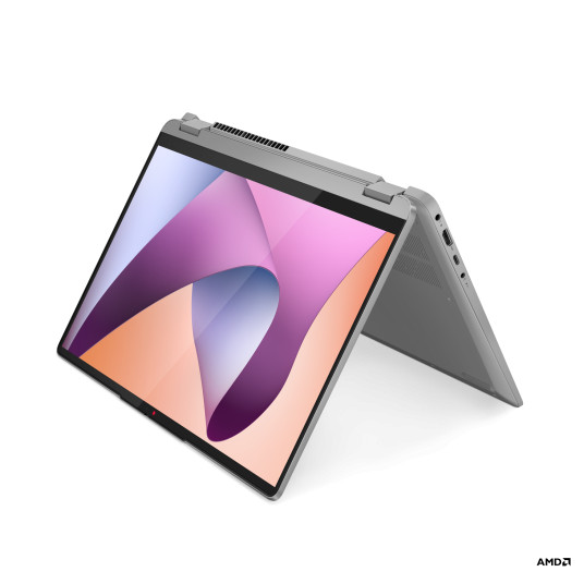 Kannettava tietokone Lenovo IdeaPad Flex 5 14ABR8, 14 WUXGA, AMD Ryzen 5, RAM 16GB, 512GB SSD, AMD Radeon Graphics, Windows 11 Home, Arctic Grey 82XX00CUGE
