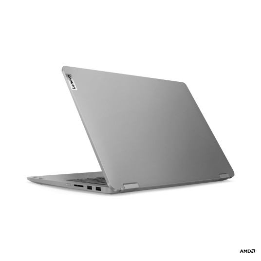 Kannettava tietokone Lenovo IdeaPad Flex 5 14ABR8, 14 WUXGA, AMD Ryzen 5, RAM 16GB, 512GB SSD, AMD Radeon Graphics, Windows 11 Home, Arctic Grey 82XX00CUGE