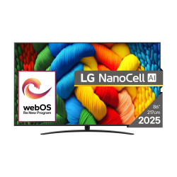 Televisio LG 86NANO81A3A NANO 86" Smart