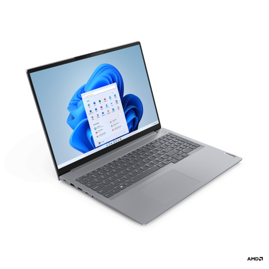 Kannettava tietokone Lenovo ThinkBook 16 G6 ABP, 16 WUXGA, AMD Ryzen 5, RAM 16GB, 512GB SSD, AMD Radeon Graphics, Windows 11 Pro, Arctic Grey 21KK007QMH