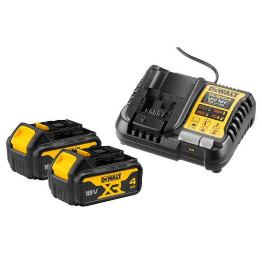 DEWALT.CHARGER DCB1104 +2x4.0Ah DCB1104M2