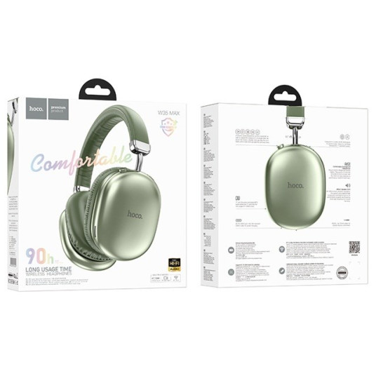 Hoco W35 Max Joy Langattomat Bluetooth In-Ear kuulokkeet Vihreä