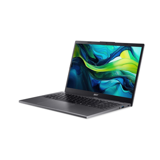 Acer Aspire 15 (A15-41M-R66P) - US INTL. (QWERTY) Näppäimistö 15,6" Full-HD, IPS, AMD Ryzen 5 8640HS, 16GB RAM, 512GB SSD, Linux, US INTL. (QWERTY) Näppäimistö