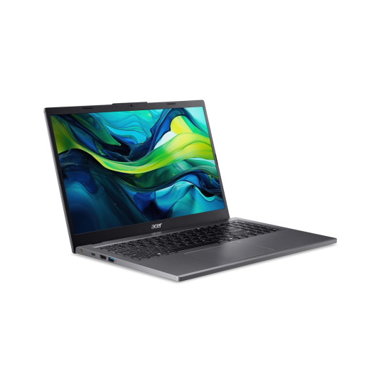 Acer Aspire 15 (A15-41M-R66P) - US INTL. (QWERTY) Näppäimistö 15,6" Full-HD, IPS, AMD Ryzen 5 8640HS, 16GB RAM, 512GB SSD, Linux, US INTL. (QWERTY) Näppäimistö