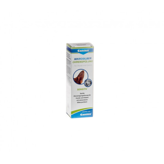 Canina korvanpuhdistusaine koirille ja kissoille Canina Mikrosilber 100ml