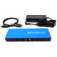 HP Elite USB-C Dock G4| 1 × USB 3.0| 1 × USB-C| 3,5 mm:n ääniliitäntä| 1 × Gigabit Ethernet| 1 × HDMI 2.0| 1 × DisplayPort| 2 × Powered USB 3.0| 1 × USB 2.0| Päivitetty/uusittu