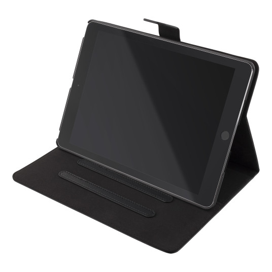 Kotelo DELTACO iPad 10.2 " 2019, ekologinen nahka, magneettisuljenta, jalusta-toiminto, musta / IPD-2019