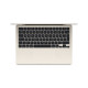 Apple MacBook Air 13,6" MXCU3D/A Polarstern Apple M3 Chip ja 8-core GPU, 10-Core GPU 16 Gt RAM, 512 Gt SSD