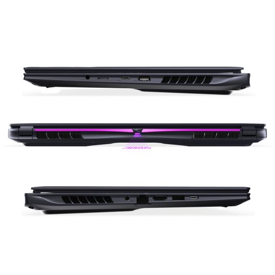 GIGABYTE AORUS 16X ASG-63DEC65SH - 16" QHD 165 Hz -näyttö, Intel Core i9-14900HX, 32 Gt RAM, 2 Tt SSD, NVIDIA GeForce RTX™ 4070, Windows 11 Home