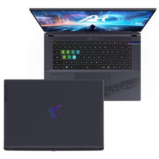 GIGABYTE AORUS 16X ASG-63DEC65SH - 16" QHD 165 Hz -näyttö, Intel Core i9-14900HX, 32 Gt RAM, 2 Tt SSD, NVIDIA GeForce RTX™ 4070, Windows 11 Home