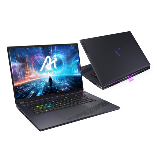 GIGABYTE AORUS 16X ASG-63DEC65SH - 16" QHD 165 Hz -näyttö, Intel Core i9-14900HX, 32 Gt RAM, 2 Tt SSD, NVIDIA GeForce RTX™ 4070, Windows 11 Home