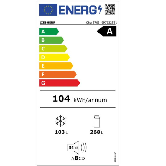 Jääkaappi Liebherr CNa 5703 Pure