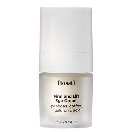 IOSSI_Firm and Lift silmänympärysvoide ravitseva peptidivoide, jossa on kahvia ja hyaluronihappoa 15ml