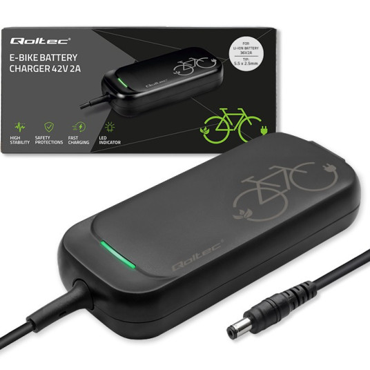 Charger for ebike 36V 42V 2A 5.5x2.5