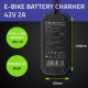 Charger for ebike 36V 42V 2A 5.5x2.5