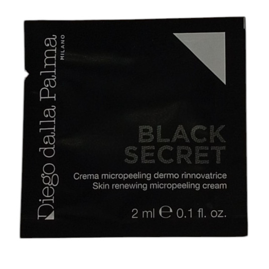 Diego Dalla Palma, Black Secret, kuorinta, kerma, kasvoille, 50 ml *näyte