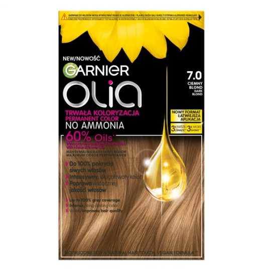 GARNIER_Olia hiusväri 7.0 Tumma vaalea
