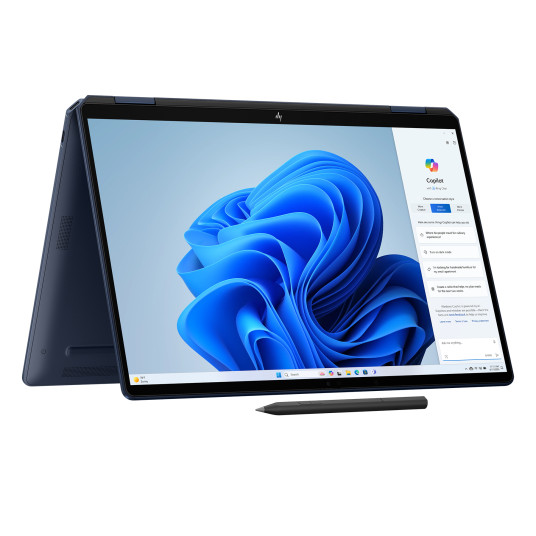 HP OmniBook Ultra Flip 14-fh0174ng sis. HDMI-sovitin ja kynä 14" 2.8k OLED Touch 120Hz, Intel Core Ultra 7 258V, 32GB RAM, 2TB SSD, Windows 11