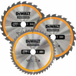 Stationary Saw Blades 250mm Set of 3