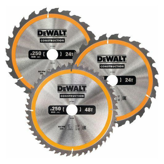 Stationary Saw Blades 250mm Set of 3