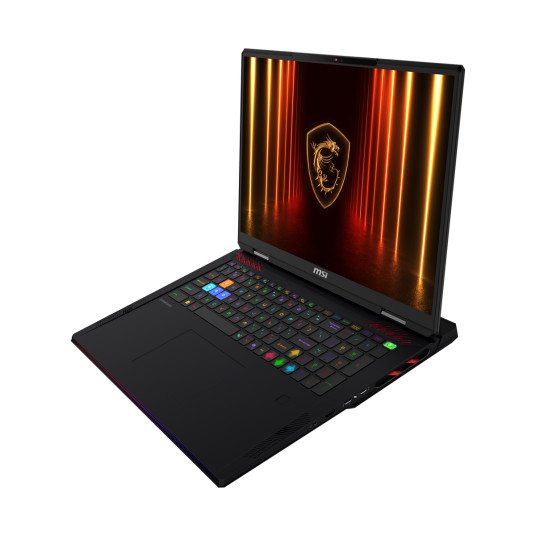 Kannettava tietokone MSI Raider A18 HX A9WIG-080, 18 UHD+, AMD Ryzen 9, RAM 64GB, 2TB SSD, NVIDIA GeForce RTX 5080, Windows 11 Home, Core Black 00182L-080
