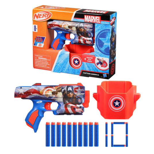 NERF Leikkipyssy Marvel Captain America