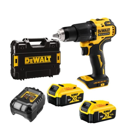 DEWALT RUUVIHAKKUU UD.18V DCD709P2T 65Nm 2x5.0Ah