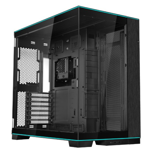 Lian Li O11D EVO RGB, karkaistu lasi - musta