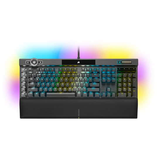 Corsair K100 RGB pelinäppäimistö, Corsair OPX, RGB LED - musta