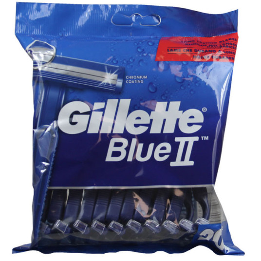 Gillette Blue Ii Disponsable Razors 20pcs