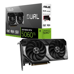 VGA PCIE16 RTX5060TI 8GB/DUAL-RTX5060TI-O8G ASUS VGA PCIE16 RTX5060TI 8GB/DUAL-RTX5060TI-O8G ASUS