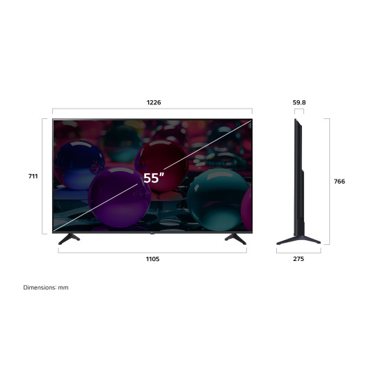 Televisio LG 55UA73003LA UHD 55" Smart