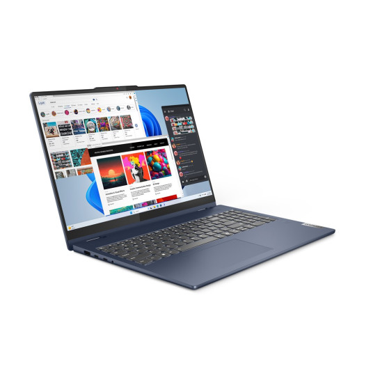 Kannettava tietokone Lenovo IdeaPad 5 2-in-1 16IRU9, 16 WUXGA, Intel Core 7, RAM 16GB, 1TB SSD, Intel Graphics, Windows 11 Home, Cosmic Blue 83DU001KUS