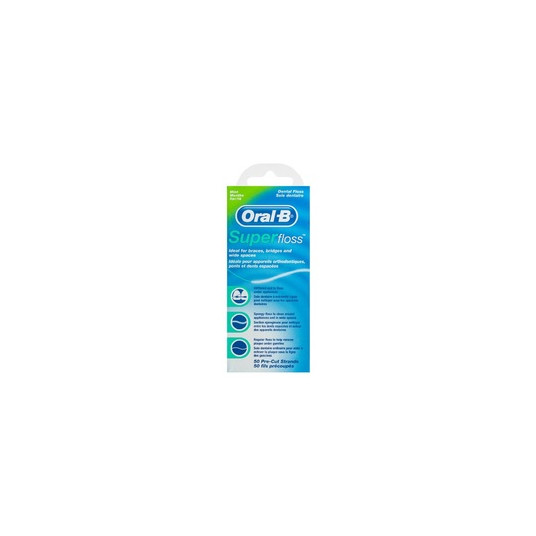 Oral B Super Floss 50 Pre-Cut Strands - Dental floss